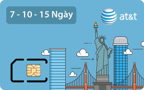 sim du lịch mỹ at&t